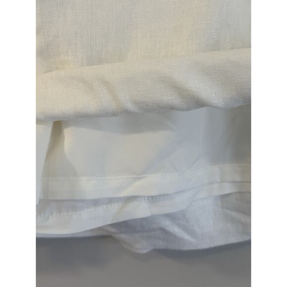 House Of Harlow 1960 Ivory Linen Shorts Women Size Large Belted Lined NWOT - Picture 10 of 10